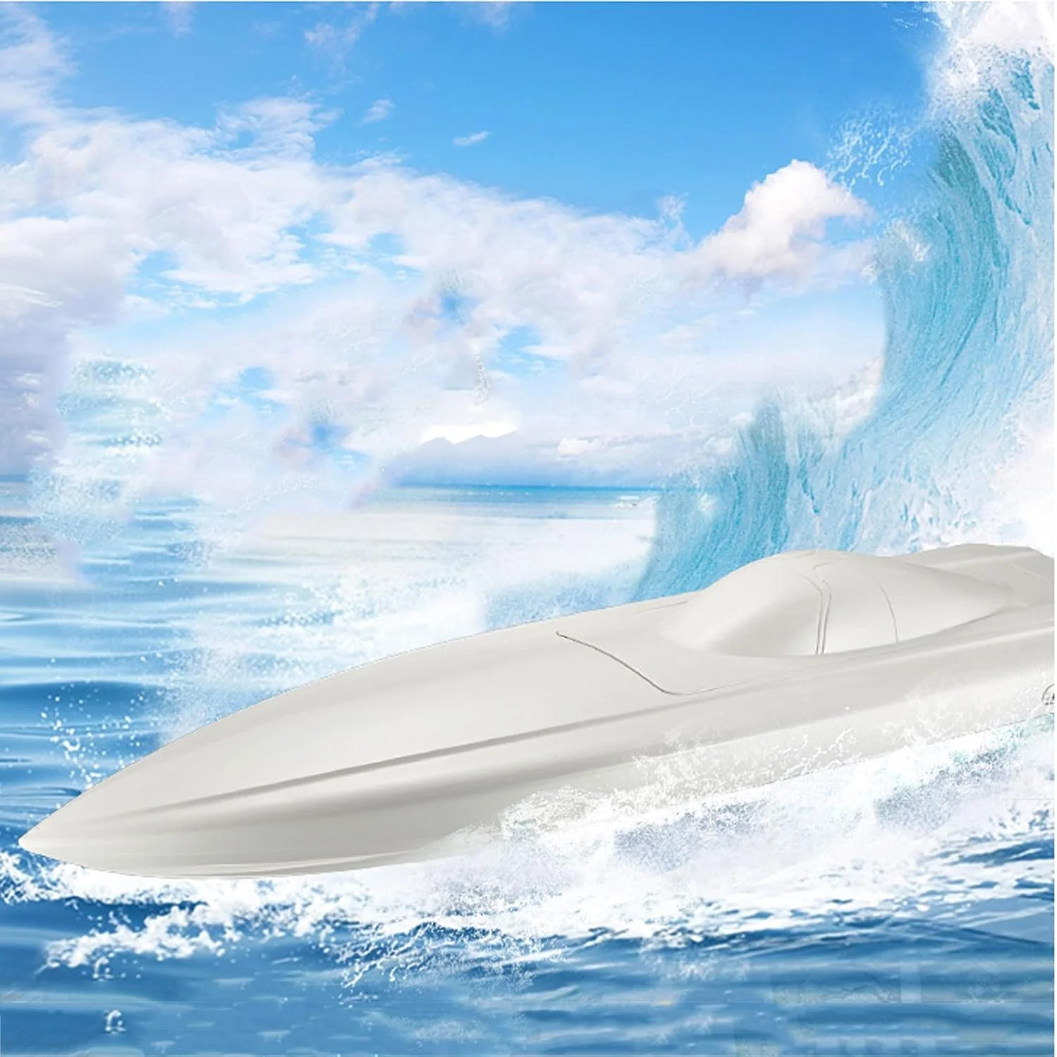 قایق کنترلی نوع V سفید خالص، قایق الکتریکی، مدل قایق جت