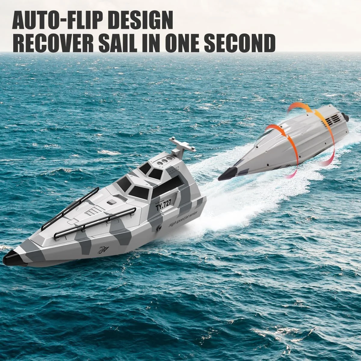 قایق کنترلی، قایق های کنترلی برای بزرگسالان و کودکان، قایق های مسابقه ای مینی زیردریایی با سرعت بالا برای استخرها و دریاچه ها، جت استخری با باتری قابل شارژ 1500 میلی آمپر ساعتی