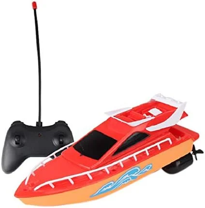 قایق کنترلی پرسرعت اسباب بازی قایقرانی ضدآب الکتریکی برای کودکان - قرمز