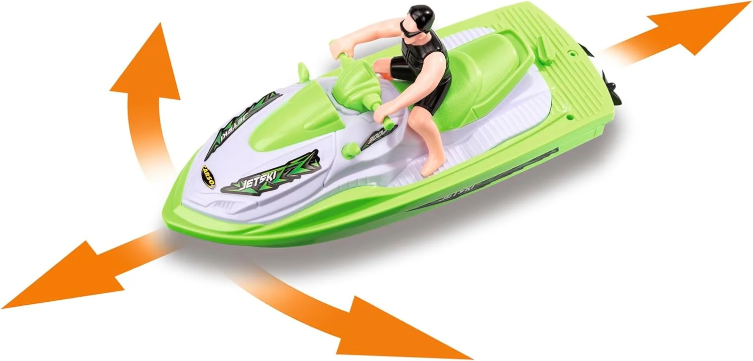 جت اسکی Carson 500108052 2.4GHz 100% RTR - قایق کنترلی، قایق RC، قایق کنترلی برای کودکان و بزرگسالان، شامل کنترل از راه دور