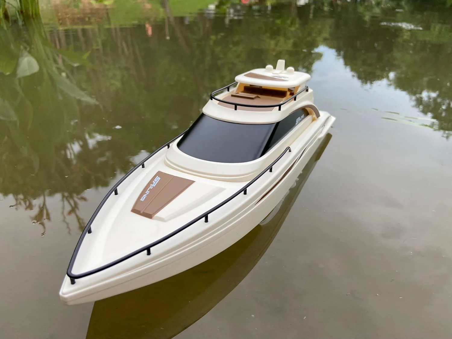 مدل کشتی کروز TKKJ SOWOFA، قایق کنترل از راه دور الکتریکی 4 کاناله، سرعت 15 کیلومتر بر ساعت، مدل قایق مناسب استخر و دریا