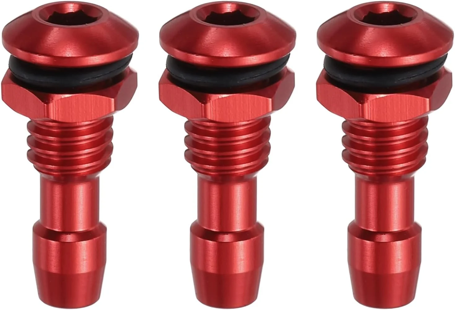 نازل خروجی آب قایق کنترلی 3 عددی 20 میلی متری M6 آلیاژ آلومینیوم لوله خنک کننده برای کیت سیستم خنک کننده موتور قایق کنترلی قرمز