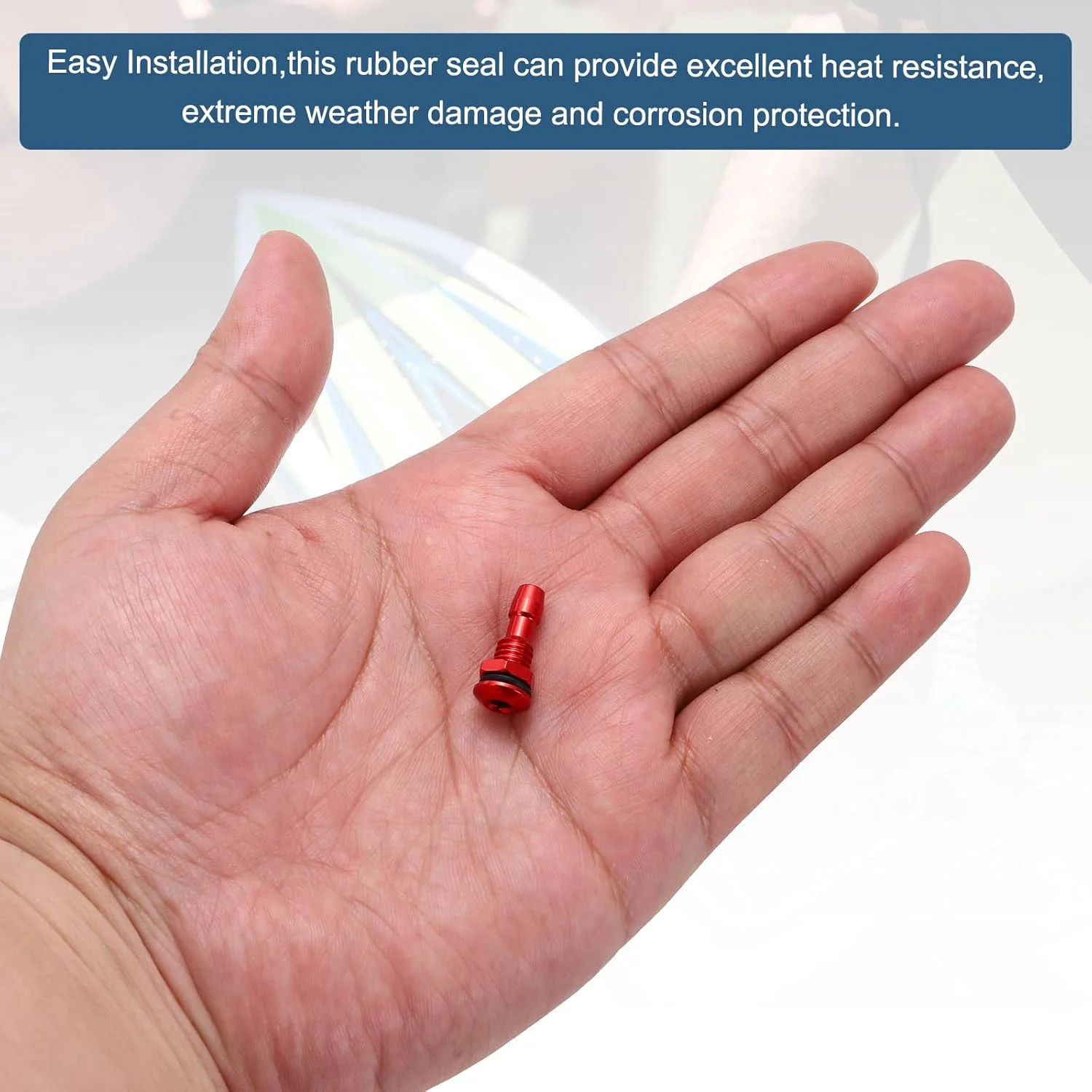 نازل خروجی آب قایق کنترلی 3 عددی 20 میلی متری M6 آلیاژ آلومینیوم لوله خنک کننده برای کیت سیستم خنک کننده موتور قایق کنترلی قرمز