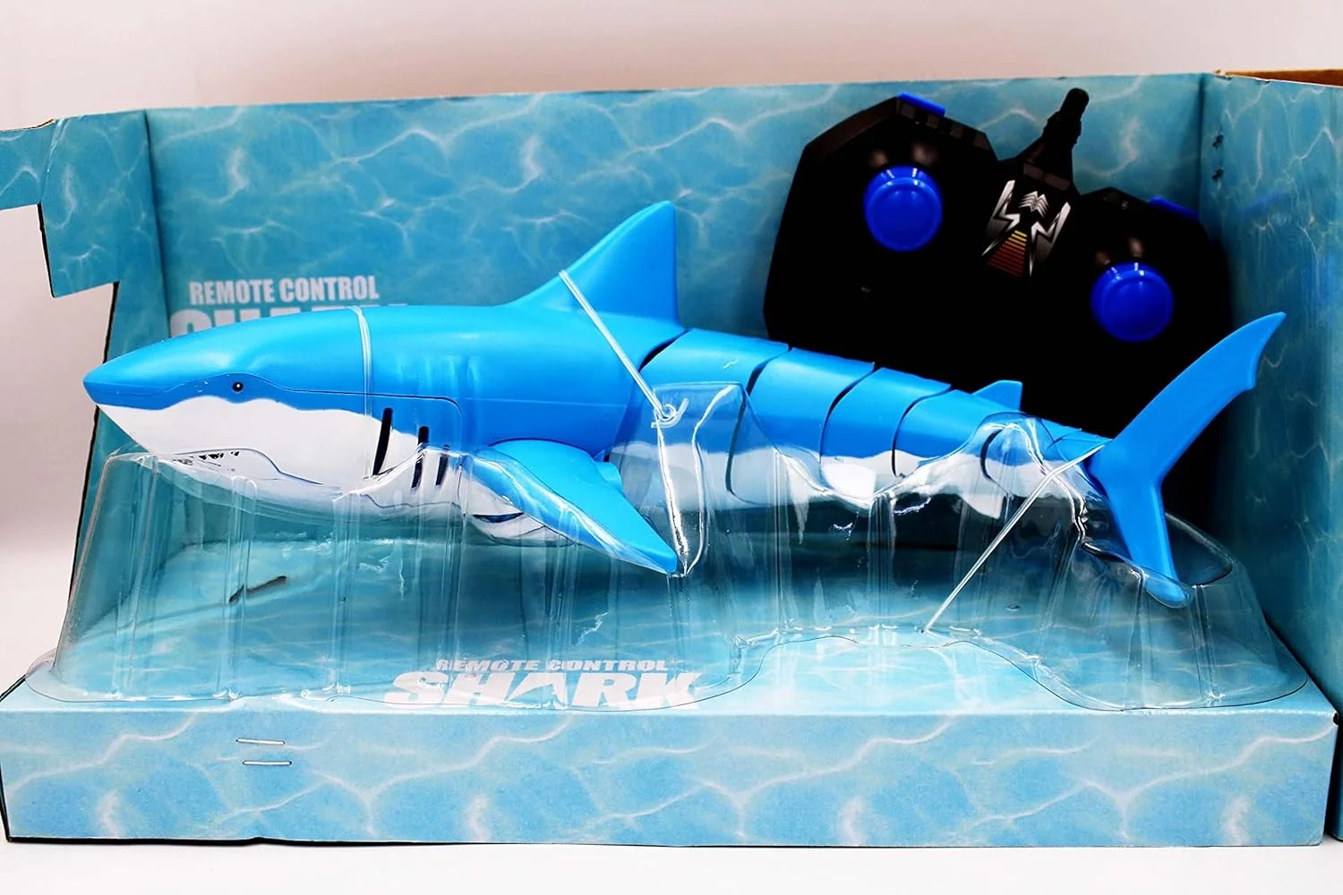 اسباب بازی کوسه کنترلی از راه دور، ضدآب مناسب استخر و دریاچه، قایق کنترلی 2.4G آماده شنا