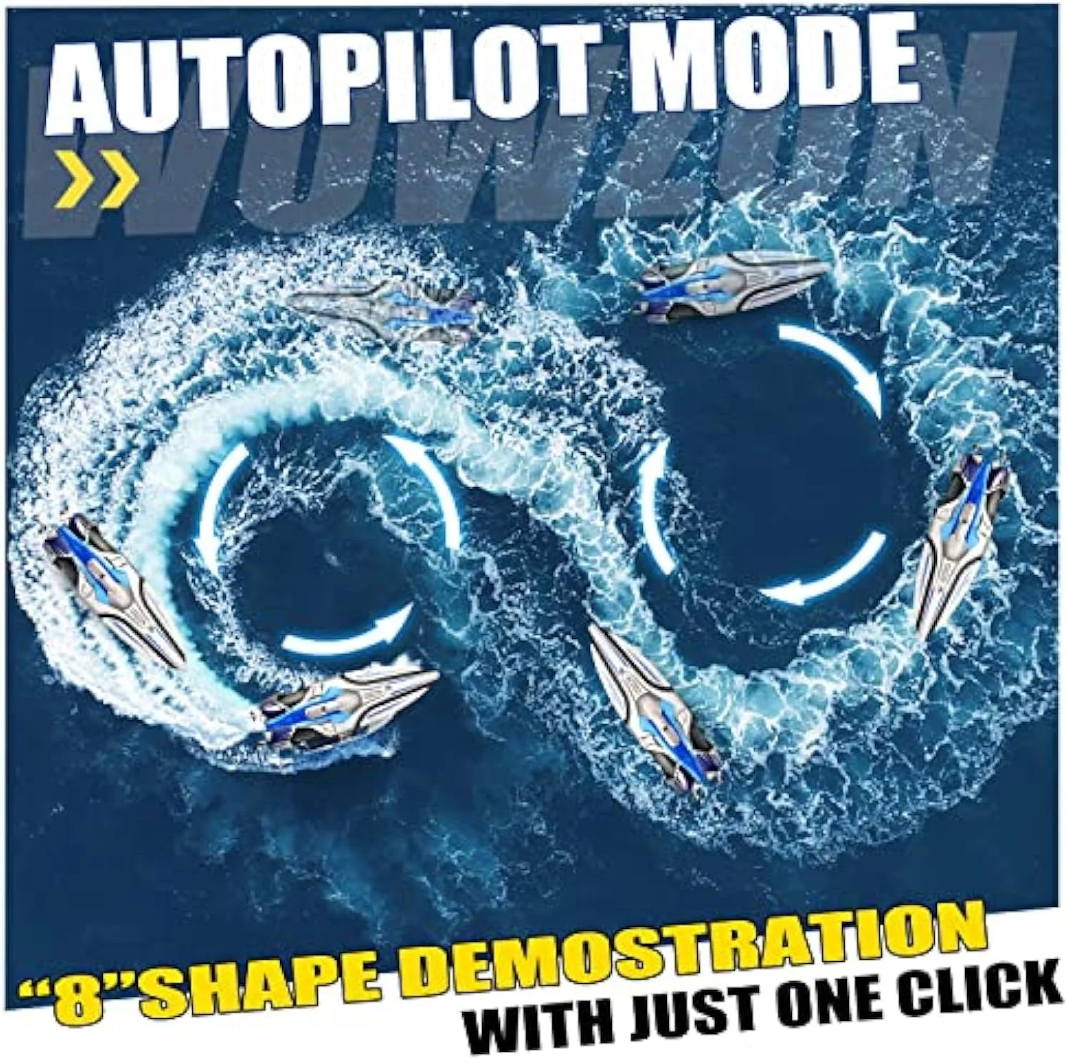 قایق کنترلی، قایق های کنترل از راه دور برای استخرها و دریاچه ها، قایق کنترل از راه دور S1 با چراغ های LED، قایق های مسابقه ای پرسرعت 2.4 گیگاهرتز برای دریاچه ها، هشدار باتری کم، بازیابی واژگونی، اسباب بازی های استخر و دریاچه برای کودکان