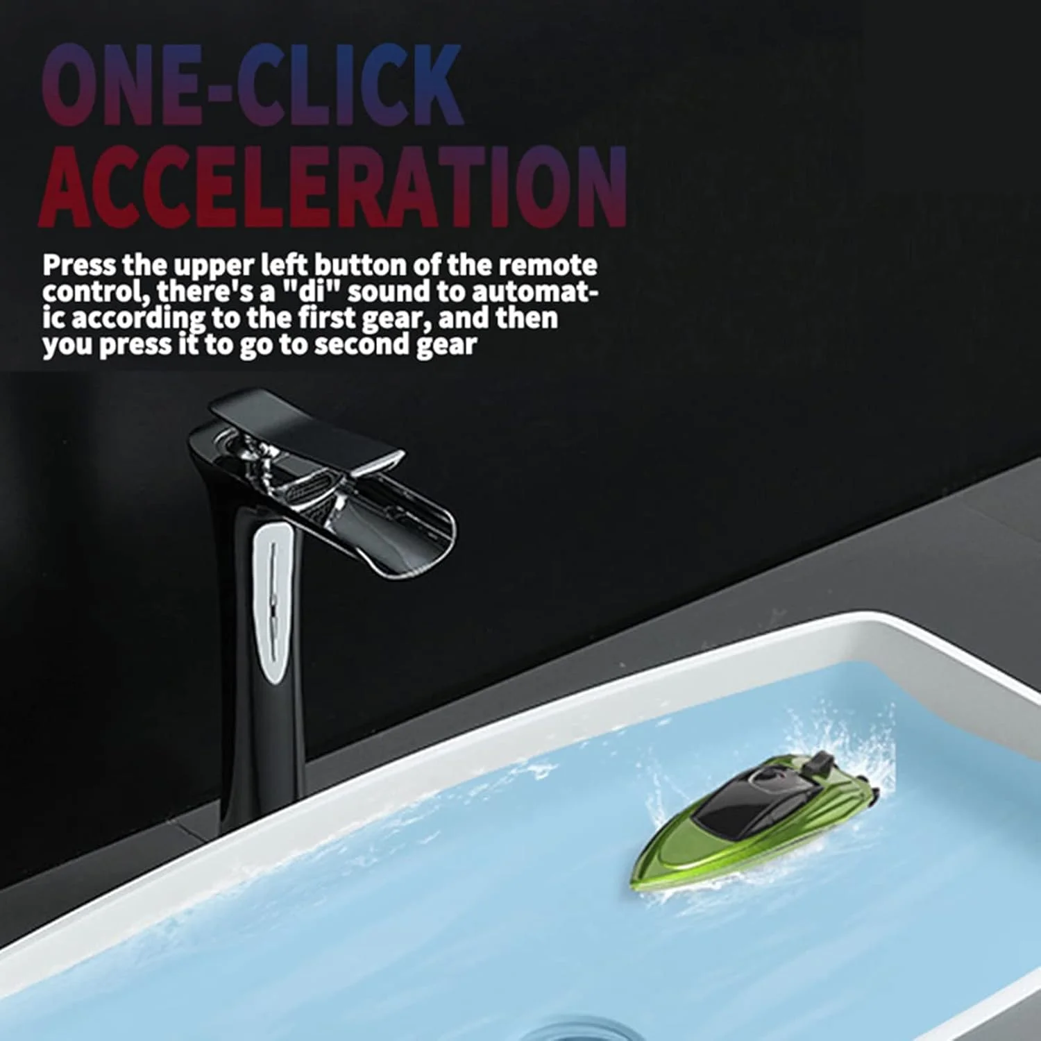 قایق کنترلی کوچک Pepisky، اسباب بازی ضد آب کنترلی برای کودکان