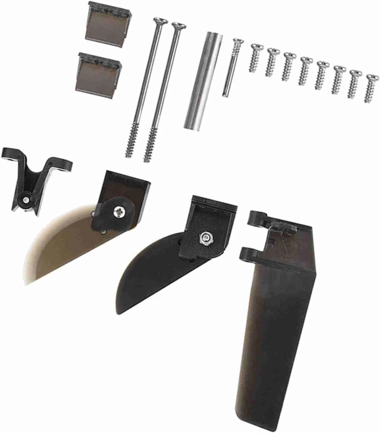 قطعات سکان دم فرمان، پلاستیکی فلزی برای FT012، عملکرد کنترل بادوام، مناسب برای لوازم جانبی قایق RC