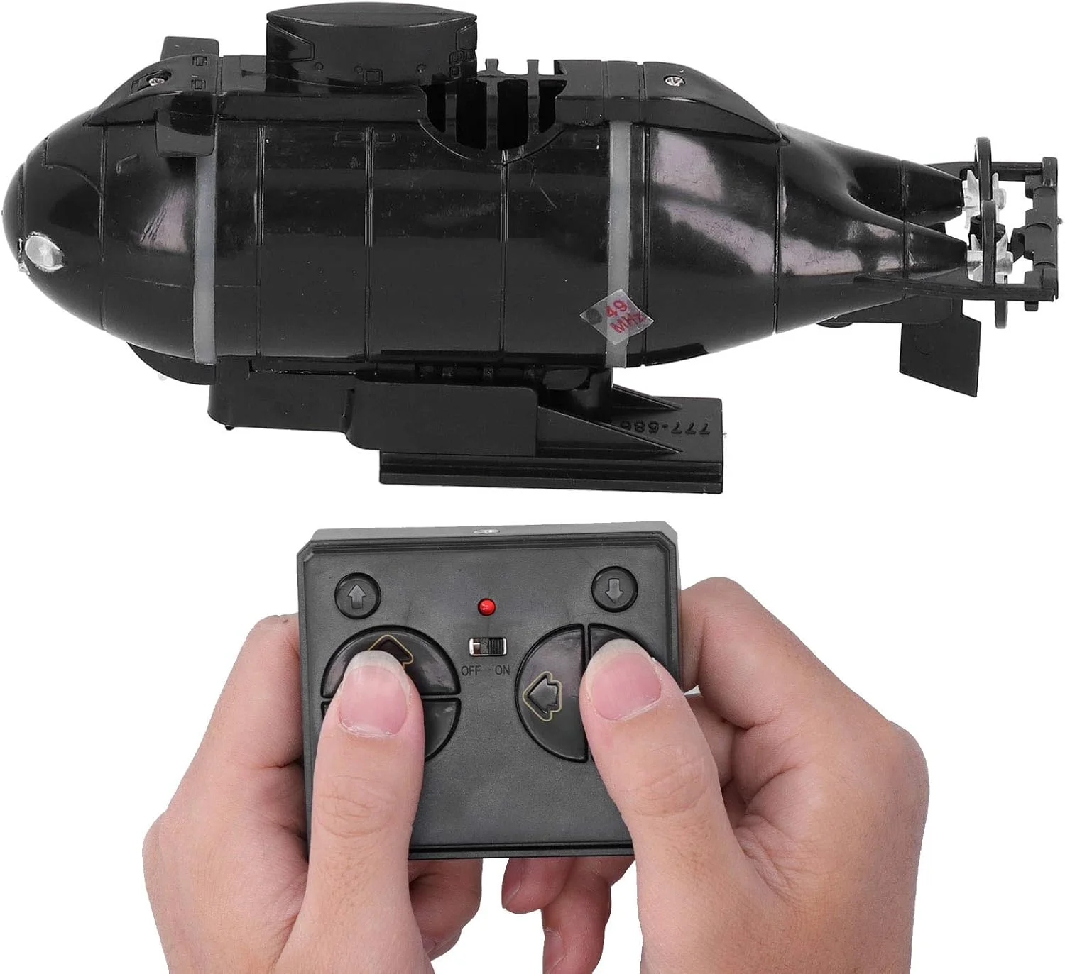 اسباب بازی زیردریایی کنترلی Omabeta، کنترل از راه دور بی سیم 2.4G، مدل مینی زیردریایی، وسیله نقلیه شبیه سازی شده زیر آب با سیستم حفاظتی برای