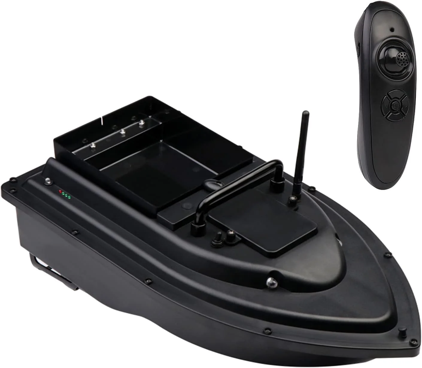 قایق طعمه ماهیگیری RC اونا، قایق RC ماهی یاب، ظرفیت بارگیری 0.75 کیلوگرم، کنترل از راه دور 500 متری، موتور دوگانه، چراغ شب، باتری با ظرفیت بزرگ 12000 میلی آمپر ساعت