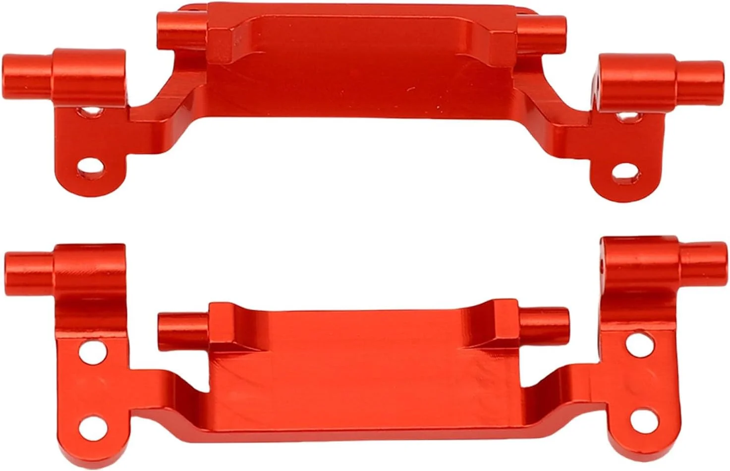 مجموعه پایه میله کششی فلزی Jiawu RC، جایگزینی بادوام برای ماشین کنترل از راه دور MN168 MN78 1/12، بهبود عملکرد برای علاقه مندان به RC (قرمز)