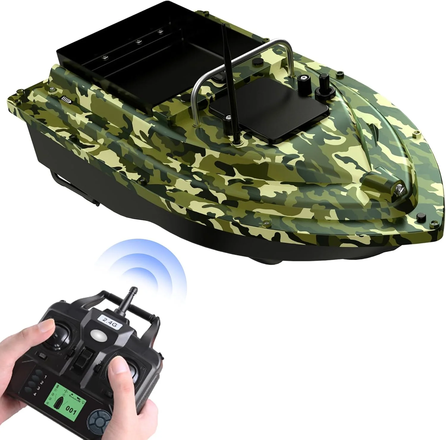 قایق طعمه پاش آرسی Joleritc برای ماهیگیری در ساحل با مخزن بزرگ - اتوماتیک با برد ریموت 400-500 متر