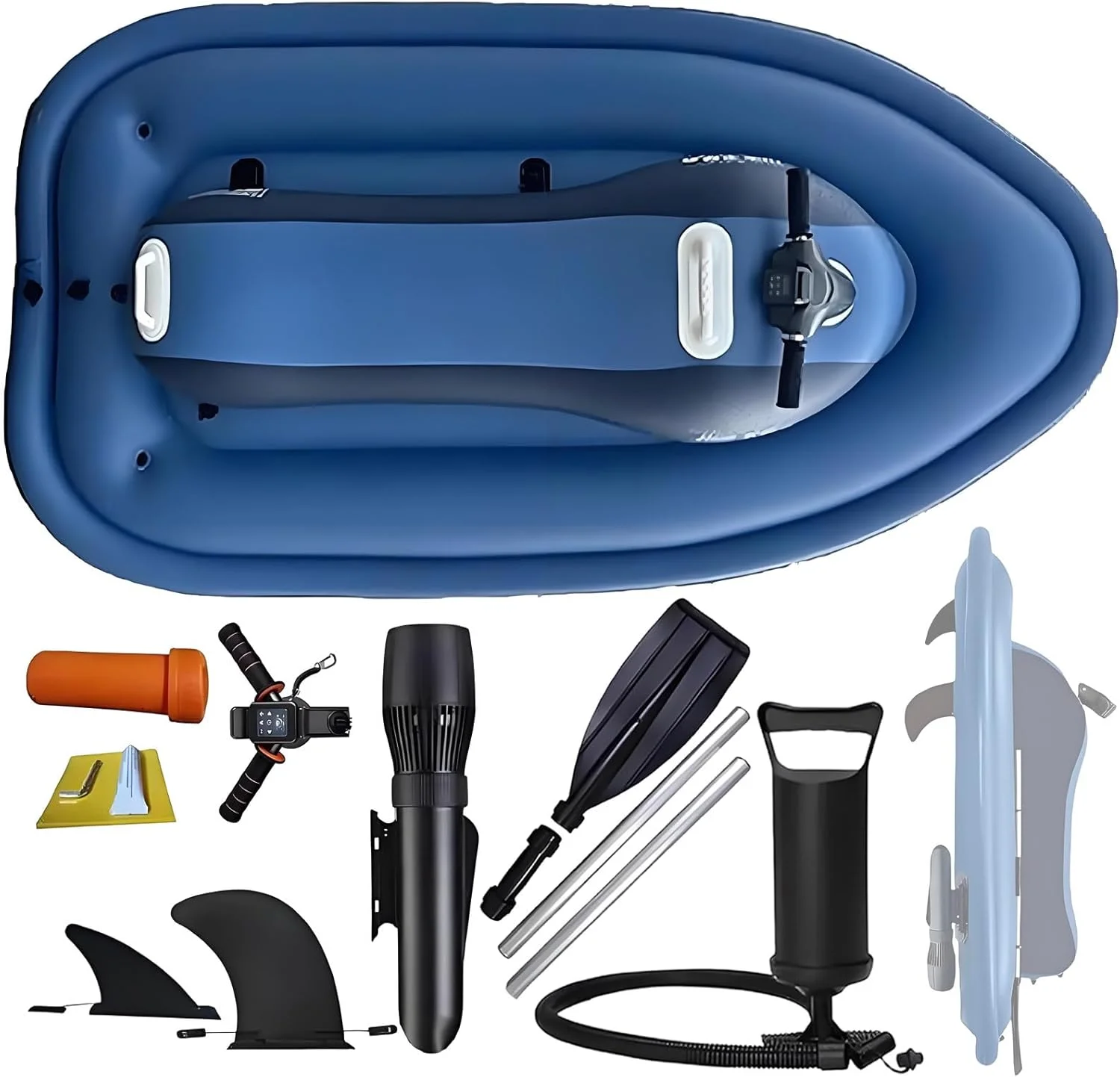 جت اسکی بادی با تراستر زیرآبی، زمان کارکرد 35-180 دقیقه، اسکوتر زیرآبی موتور الکتریکی برای گشت و گذار، حداکثر ظرفیت بار 150 کیلوگرم + تراستر 700Wpro16A