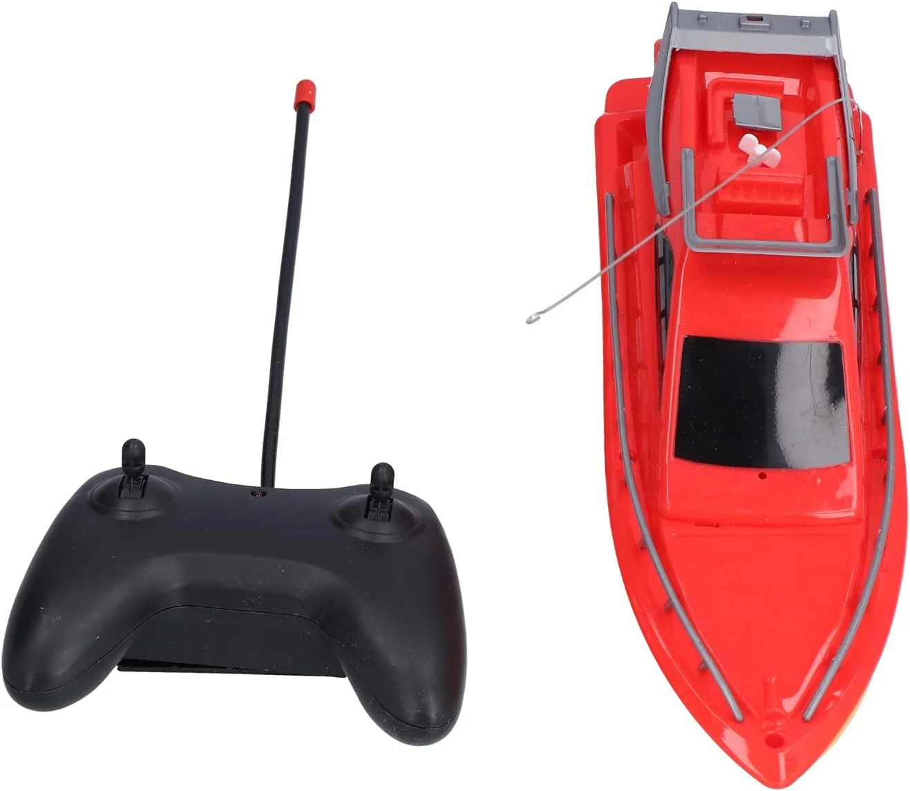 قایق کنترلی مسابقه ای بی سیم با سرعت بالا برای دریاچه و استخر (قرمز)