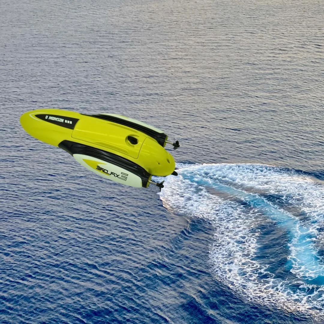 زیردریایی کنترلی با قابلیت تشخیص ورود آب، قایق مسابقه ای الکتریکی، اسباب بازی ضد آب کنترلی، 20 کیلومتر در ساعت، زرد