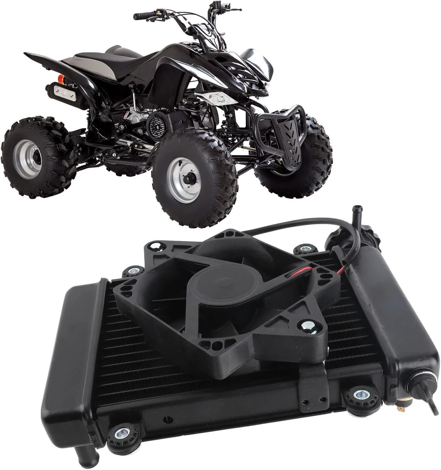 خنک کننده رادیاتور آبی فافیسی، ساختار بادوام 270 میلی متری، فن رادیاتور برای موتور سیکلت های 150 و 250 سی سی