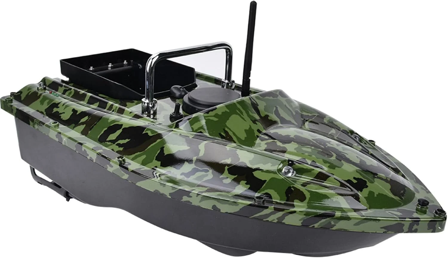 قایق طعمه ماهیگیری کنترل از راه دور Domary RC 600m با چراغ شب LED برای ماهیگیری (سبز)