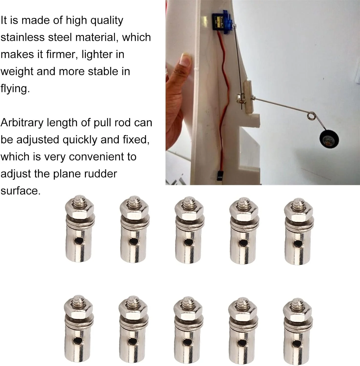 اتصالات فشاری سروو CHICIRIS 1.3 میلی‌متری، نصب آسان برای تنظیم سطح لایه، بسته 10 عددی