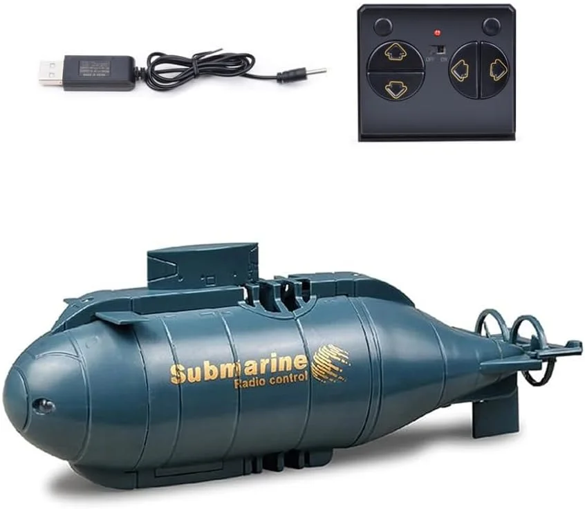 زیردریایی اتمی RC، قایق کنترل از راه دور 6 کاناله 2.4G، قایق کنترل از راه دور ضد آب برای بزرگسالان - RTR