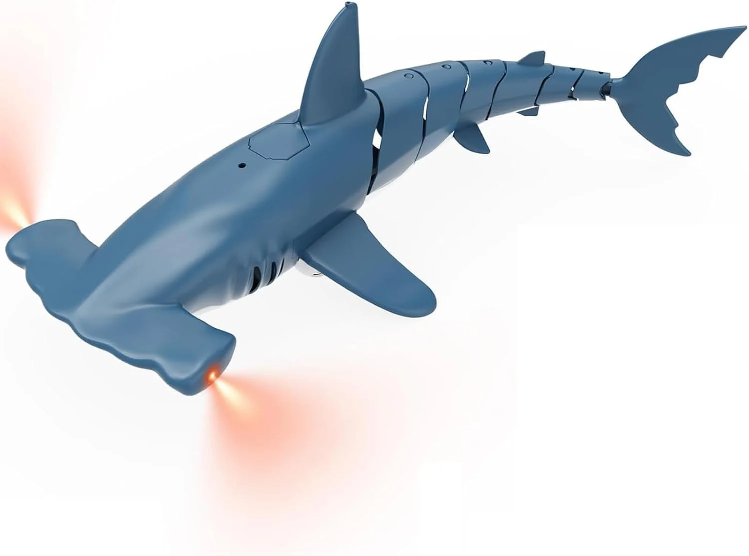 اسباب بازی کوسه کنترل از راه دور Beauenty، اسباب بازی های کوسه کنترل از راه دور شبیه سازی بالا، اسباب بازی های آبی تابستانی برای کودکان، مناسب برای دریاچه های فضای باز، استخرهای شنا و حمام، هدیه ایده آل برای پسران 6+ (آبی)