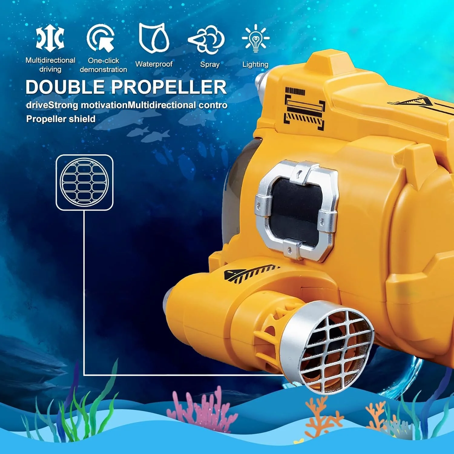 قایق کنترلی Beauenty، مدل قایق موتوری تیراندازی با کنترل از راه دور، قایق کنترلی سریع 2.4G قابل شارژ برای اسباب بازی استخر شنای پسرانه و بچه ها، اسباب بازی های آبی تابستانی هدیه (استایل 2)