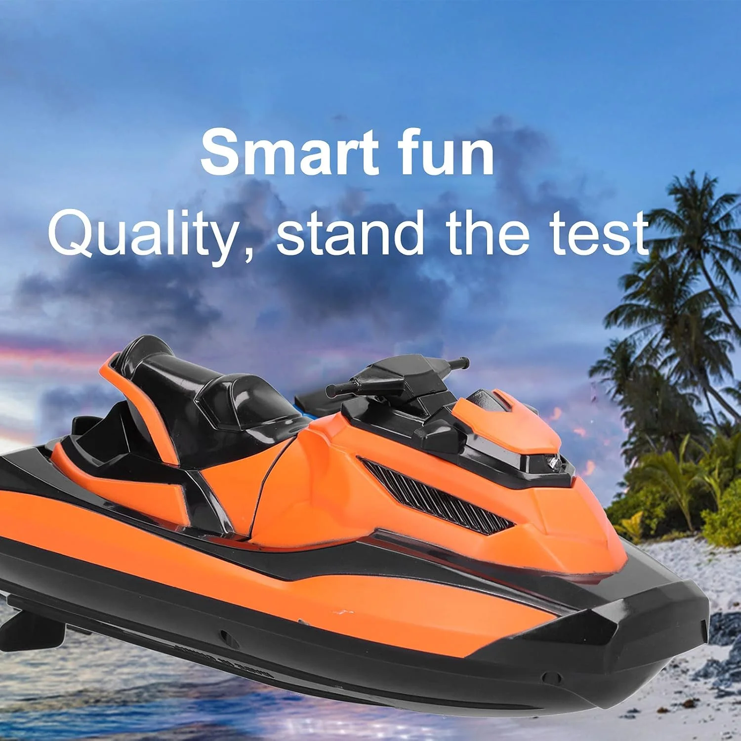 قایق کنترلی از راه دور Bewinner1 برای استخرها و دریاچه ها، قایق کنترلی رادیویی 2.4 گیگاهرتزی، اسباب بازی استخر برای بزرگسالان و کودکان، قایق موتوری مسابقه ای الکتریکی اسباب بازی قایق تندرو RC 1:47، قابل شارژ با USB