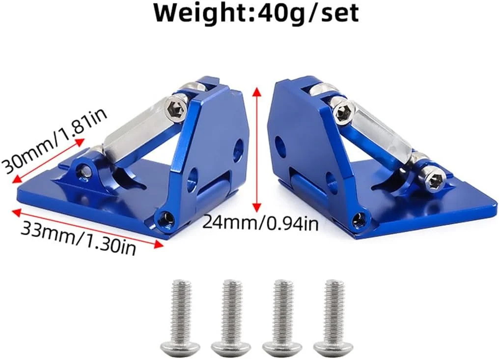 زبانه های تنظیم کننده آلومینیومی قابل تنظیم قطعات ارتقا یافته RC برای قایق RC اسپارتان Traxxas