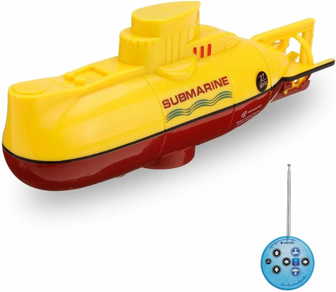 اسباب بازی قایق مینی RC زیردریایی توریستی کنترل از راه دور هدیه تولد کودک غواصی آکواریوم برقی