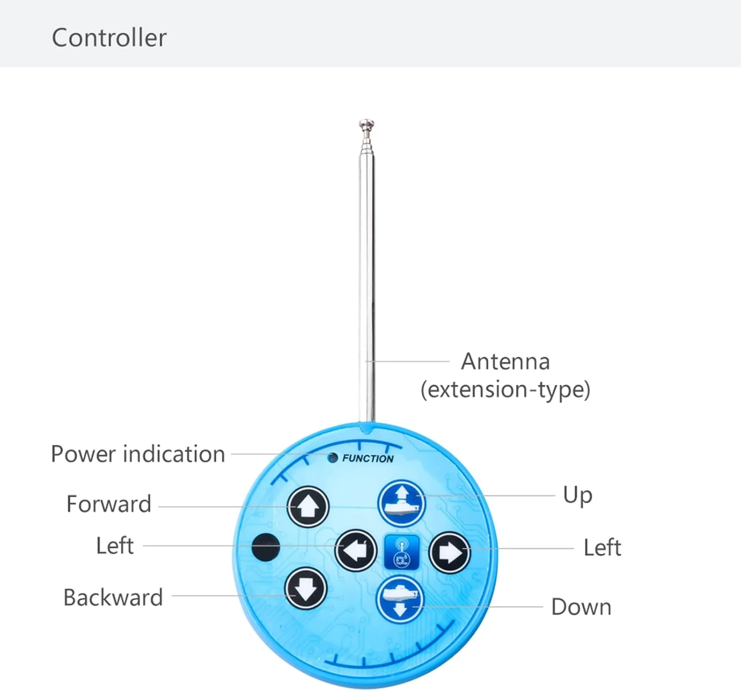 مینی زیردریایی کنترلی، قایق کنترلی، اسباب بازی ضد آب برای کودکان