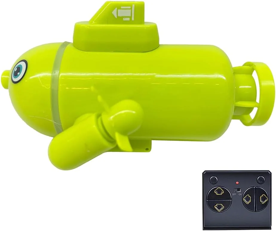 زیردریایی مینیاتوری کنترل از راه دور Labymos، اسباب بازی کنترل از راه دور 4 کاناله، حرکت به جلو، غواصی، حرکت به عقب به سطح آب، چرخش به چپ، چرخش به راست - زرد