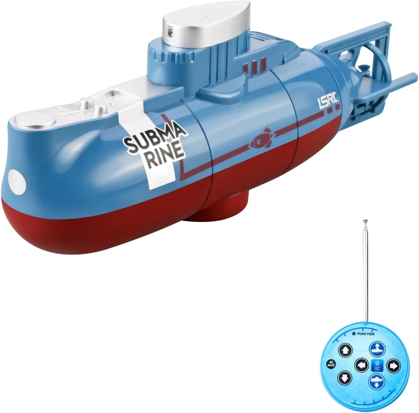 زیردریایی مینی RC Labymos، قایق کنترل از راه دور، اسباب بازی غواصی ضد آب، مناسب برای پسران و دختران، هدیه سال نو