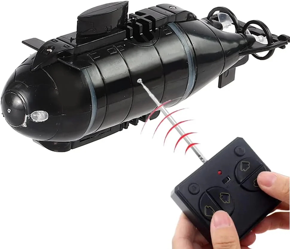 اسباب بازی زیردریایی مینی RC با 6 کانال، زیردریایی هسته ای مینی کنترل از راه دور، قایق مسابقه ای RC، کشتی با سرعت بالا ضد آب مناسب غواصی در استخرها، دریاچه ها و حوضچه ها، بهترین هدیه برای پسران