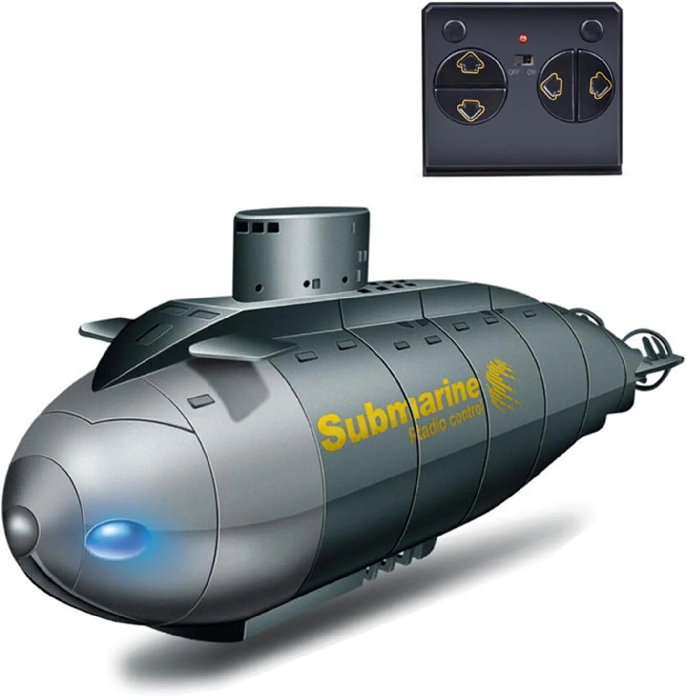 زیردریایی مینی RC Labymos، قایق کنترل از راه دور، قایق مسابقه ای RC، اسباب بازی 6 کاناله برای پسران و کودکان