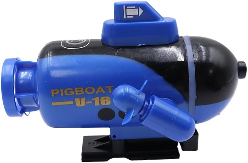 مینی زیردریایی کنترلی 4 کاناله، قایق کنترل از راه دور بامزه، چراغ زیرآبی برقی برای آکواریوم، وان حمام، هدیه تولد