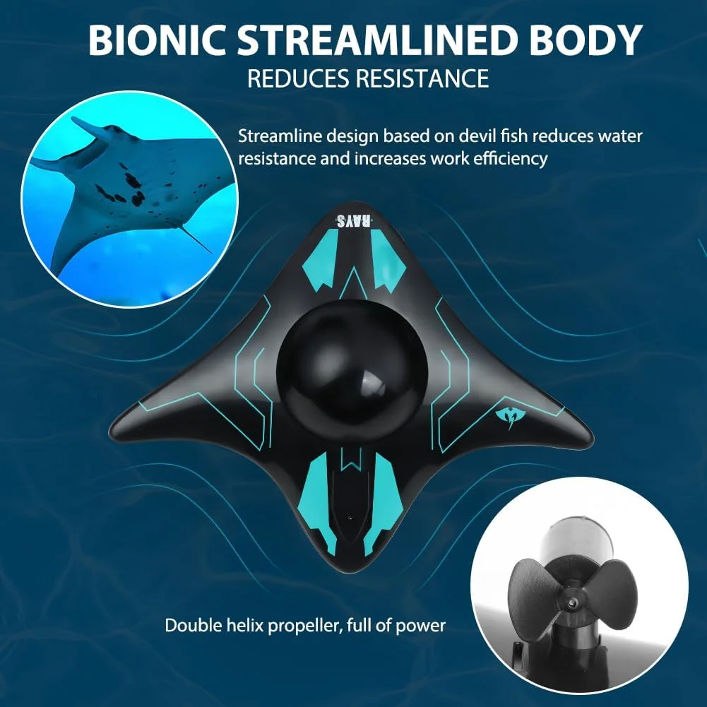 اسباب بازی قایق RC هاتوت، زیردریایی کنترل از راه دور و با برنامه با دوربین HD، مشکی، مناسب برای همه، سنین 3 سال به بالا با نظارت بزرگسالان، با موضوع علمی، ایده آل برای استخرها، دریاچه ها، آکواریوم ها اسباب بازی قایق RC هاتوت، زیردریایی کنترل از راه دور و با برنامه با دوربین HD، مشکی، مناسب برای همه، سنین 3 سال به بالا با نظارت بزرگسالان، با موضوع علمی، ایده آل برای استخرها، دریاچه ها، آکواریوم ها