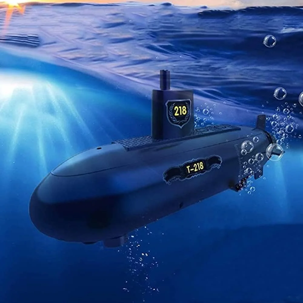 زیردریایی مینی RC GoolRC، قایق کنترل از راه دور 2.4 گیگاهرتز، کشتی زیر آب 6 کاناله DIY RC برای کودکان