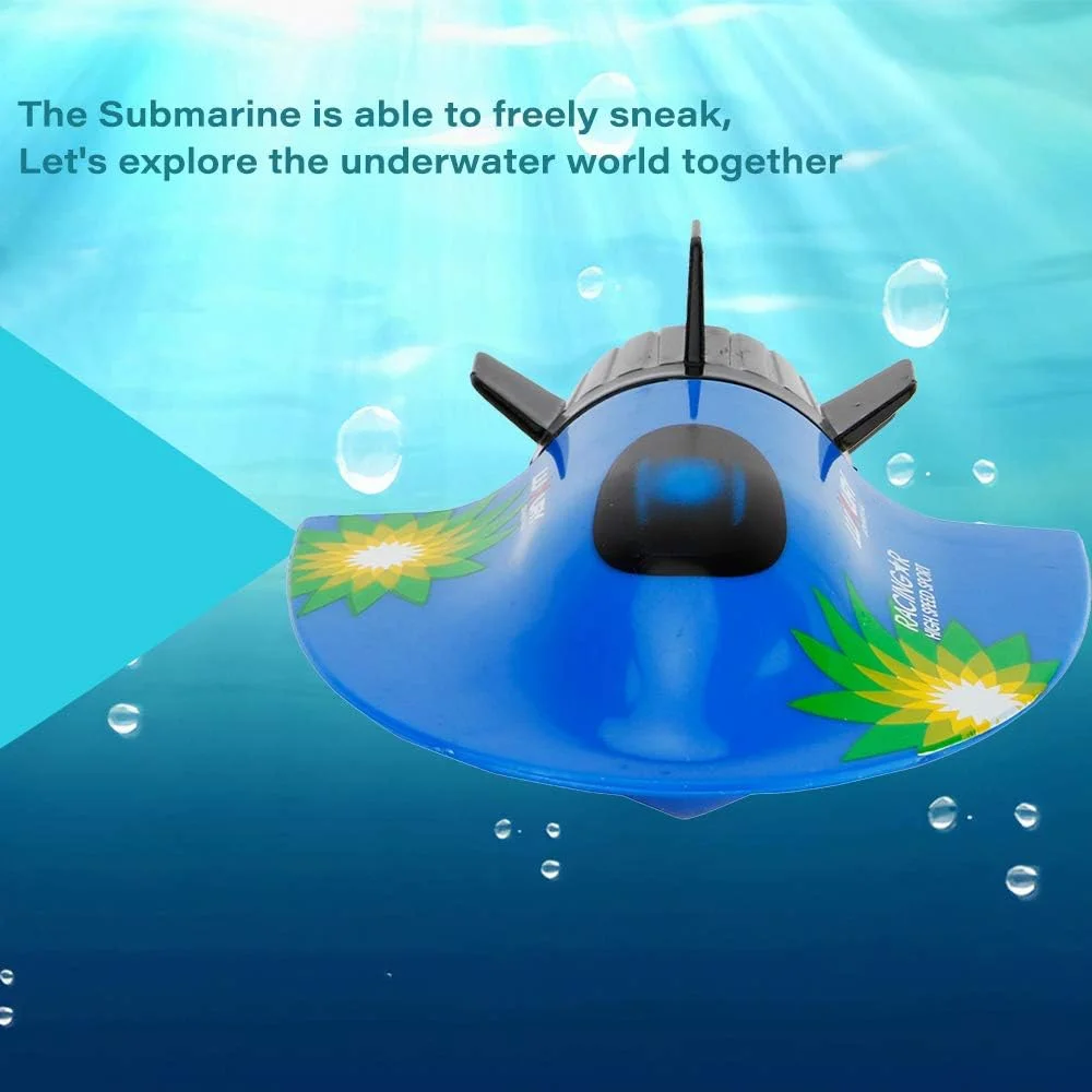 اسباب بازی زیردریایی مینیاتوری غواصی ضد آب کنترل از راه دور GoolRC برای کودکان (آبی)