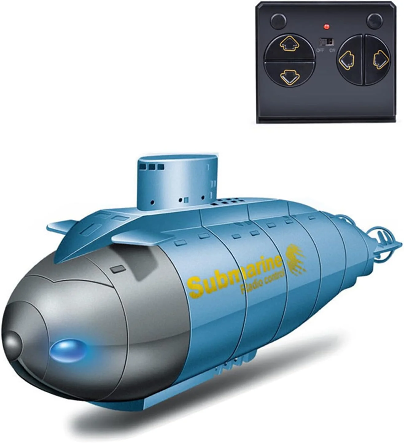 زیردریایی مینی آرسی GoolRC برای کودکان، قایق کنترل از راه دور 6 کاناله 2.4G، مدل قایق اسباب بازی آبی الکترونیکی برای استخرها، وان حمام، پارک های آبی، هدیه اسباب بازی پسران و دختران