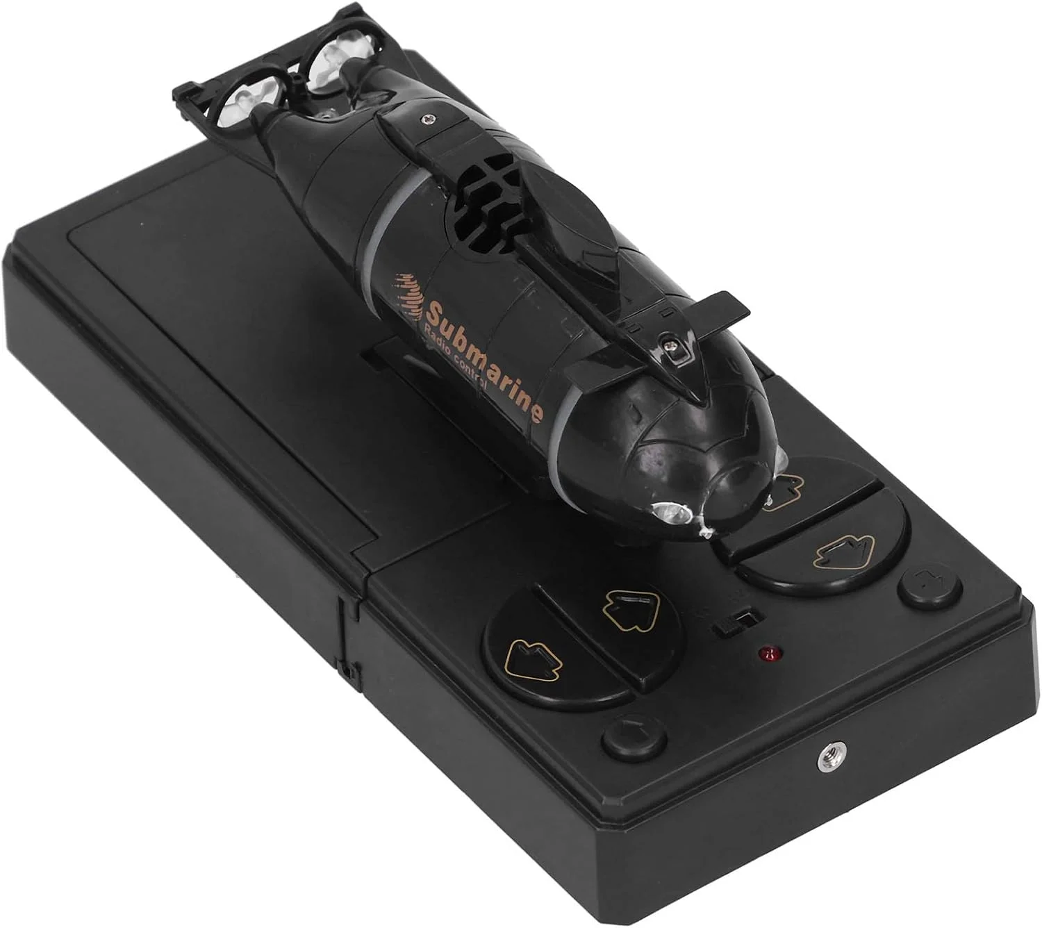 زیردریایی RC شش کاناله Cryfokt، زیردریایی الکتریکی، بادوام، مقاوم در برابر سایش، روشن برای قایق RC، کاربرد عمومی، زیردریایی RC حرفه ای (مشکی)