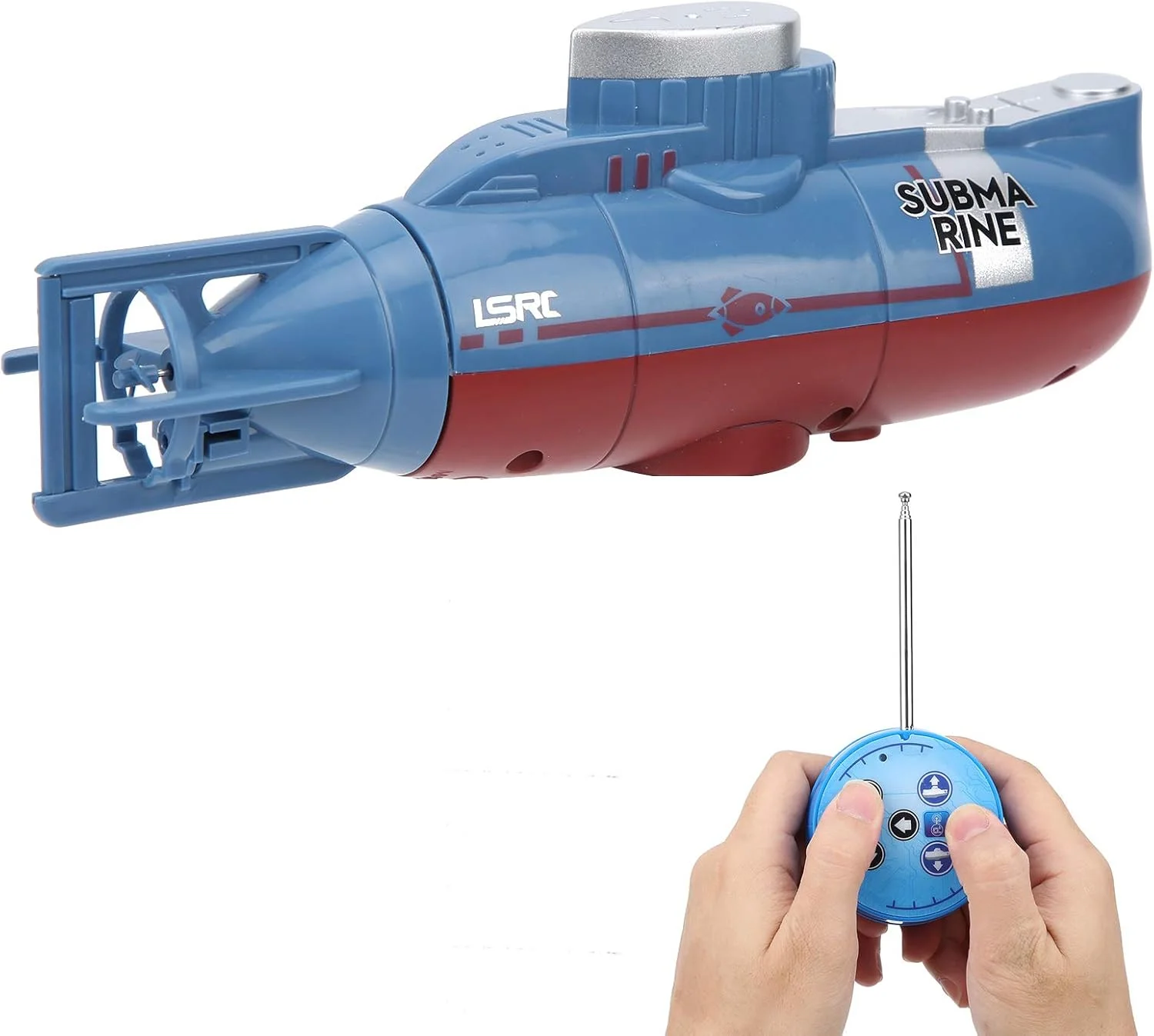 اسباب بازی زیردریایی کنترلی Domary، مدل زیردریایی، دکوراسیون ماهی شبیه سازی شده، چرخش 360 درجه، کنترل 6 کاناله، برای تمرین، با شبیه سازی بالا اسباب بازی زیردریایی کنترلی Domary، مدل زیردریایی، دکوراسیون ماهی شبیه سازی شده، چرخش 360 درجه، کنترل 6 کاناله، برای تمرین، با شبیه سازی بالا