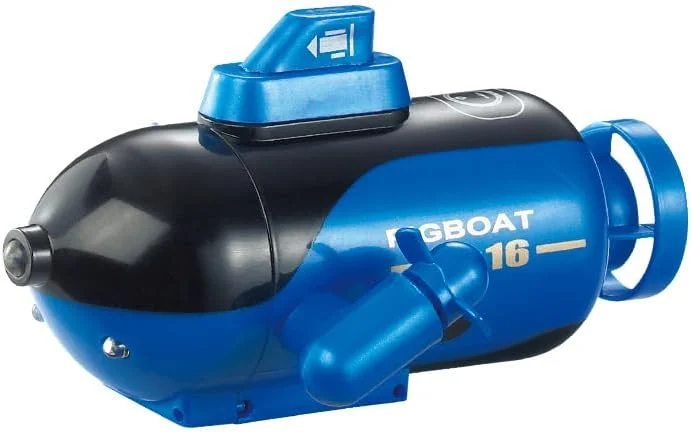 زیردریایی مینیاتوری الکتریکی کنترل از راه دور بی سیم، قایق سرعت، مدل شبیه سازی شده، هدیه برای کودکان (زرد)