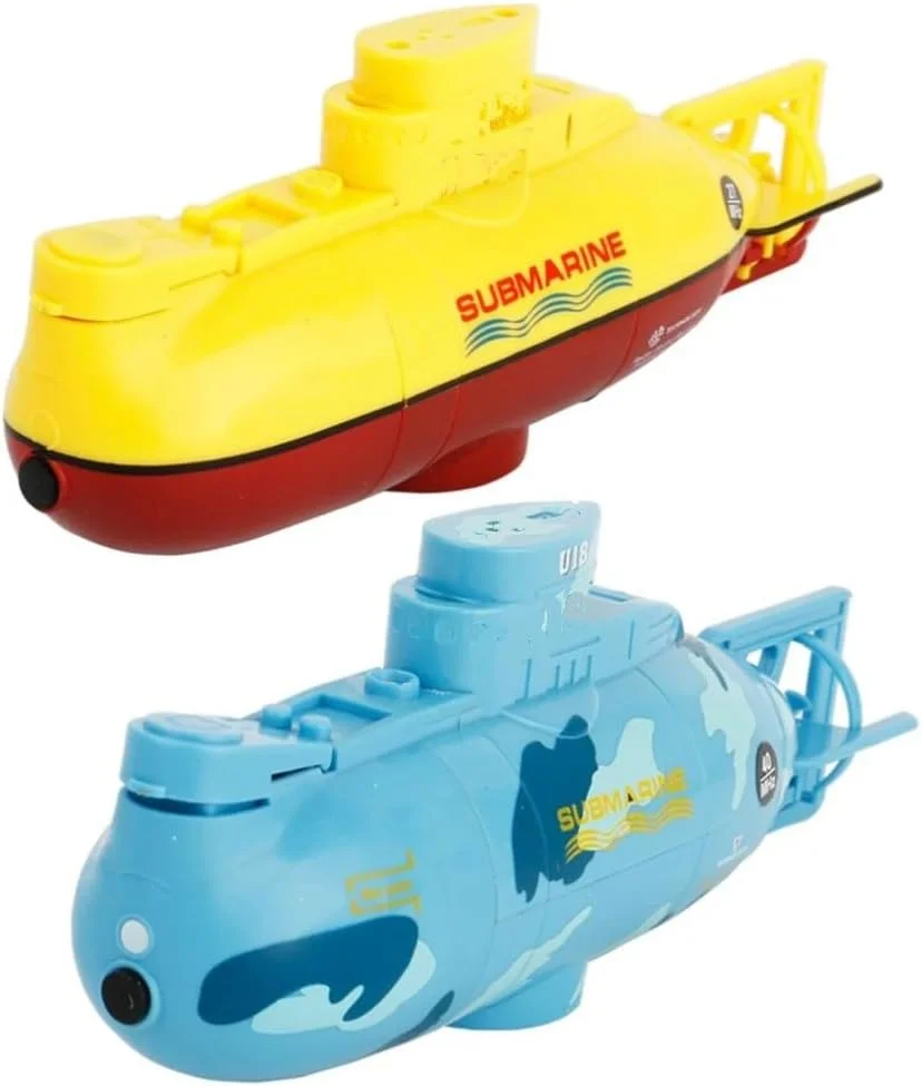 زیردریایی رادیویی RC با 6 عملکرد، قایق موتوری کوچک الکتریکی کنترل از راه دور، اسباب بازی انفجاری نظامی جنگی سرگرم کننده تابستانی هدیه برای کودکان (همراه جعبه هدیه)
