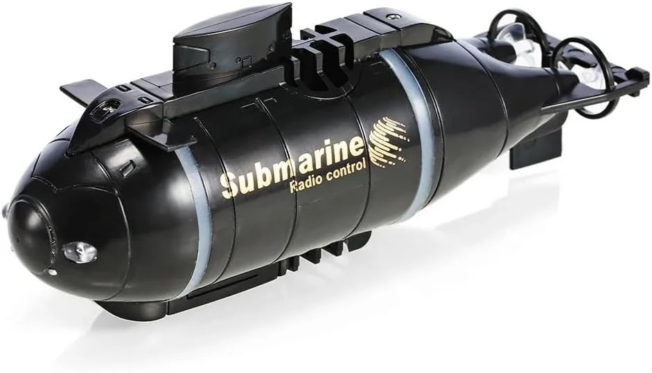 زیردریایی مینی RC جدید، مدل زیر آب، قایق ماهیگیری با کنترل از راه دور بی سیم فوق سریع، اسباب بازی های شبیه سازی شده برای پسران (همراه با جعبه فوم)