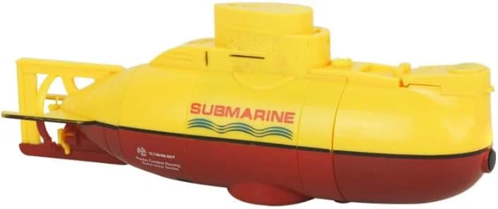 زیردریایی رادیویی RC با 6 عملکرد، مینی قایق موتوری الکتریکی کنترل از راه دور، اسباب بازی ضد آب مناسب تفریح ​​تابستانی کودکان (3311 آبی)