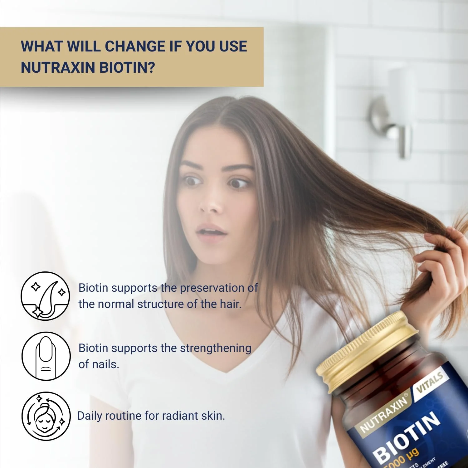 نوتراکسین بیوتین 5000 میکروگرم 30 عددی نوتراکسین بیوتین 5000 میکروگرم 30 عددی