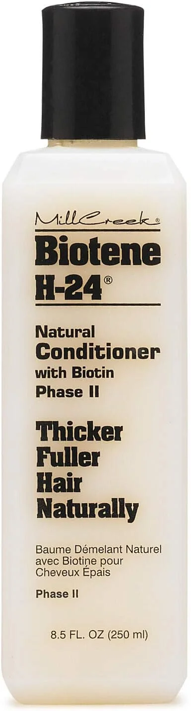 نرم کننده طبیعی مو میل کریک Biotene H-24 حاوی بیوتین، 250 میلی لیتر، سفید، 8.5 اونس مایع