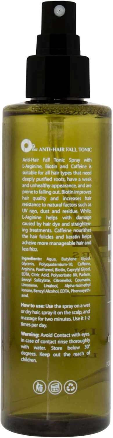 تونیک تقویت کننده مو اوپلاس با بیوتین و کافئین، 200 میلی لیتر، فرمول تقویت کننده برای موهای ضخیم تر و سالم تر