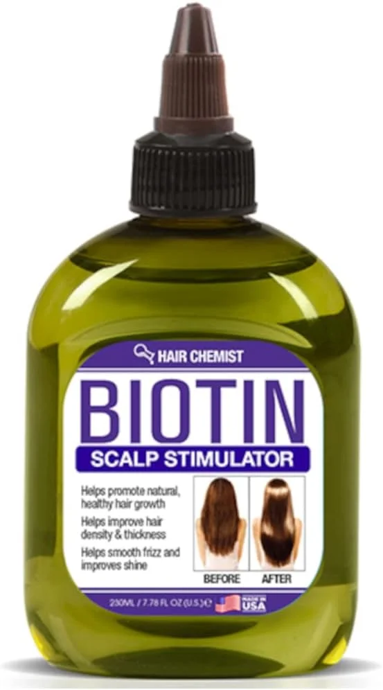 محرک پوست سر بیوتین هیر کمست، 210 میلی لیتر - درمان پوست سر برای رشد مو، روغن بیوتین برای درمان پوست سر