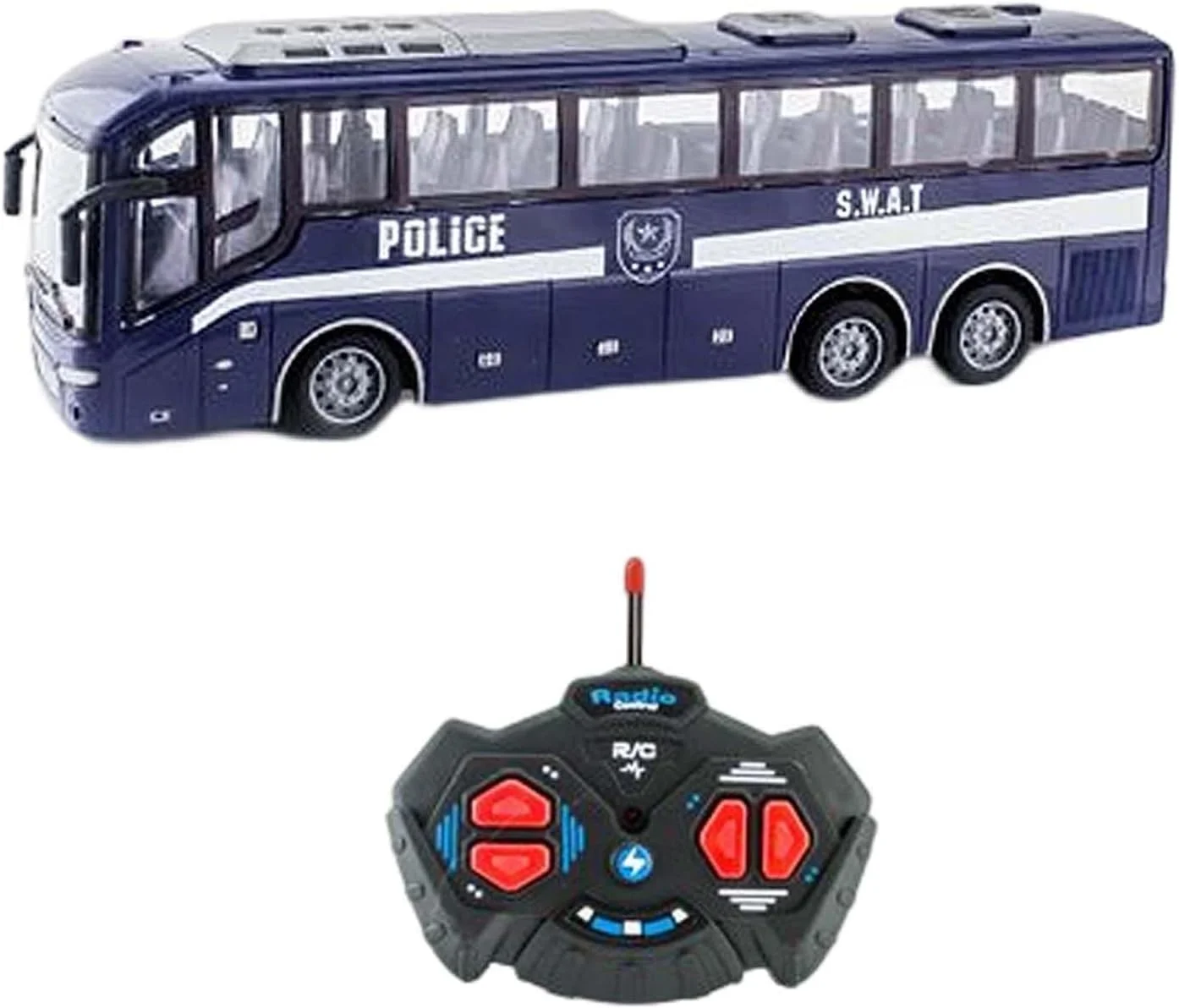 اتوبوس کنترلی رادیویی CALANDIS™ مقیاس 1:30، 27 مگاهرتز، آبی، هدیه تولد برای پسران | ماشین، کامیون و موتورسیکلت | مدل های وسایل نقلیه RC و کیت ها | کنترل رادیویی اتوبوس کنترلی رادیویی CALANDIS™ مقیاس 1:30، 27 مگاهرتز، آبی، هدیه تولد برای پسران | ماشین، کامیون و موتورسیکلت | مدل های وسایل نقلیه RC و کیت ها | کنترل رادیویی