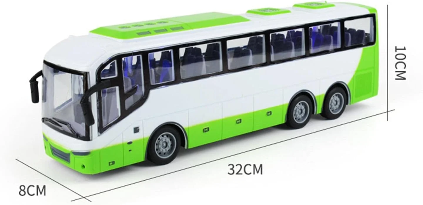 اتوبوس مدرسه اسباب بازی کنترلی ATORSE، یادگیری اولیه با صدا و نور، هدیه تولد سبز، اسباب بازی کودک 12 ماهه، اسباب بازی های آموزشی و پرورشی برای کودکان