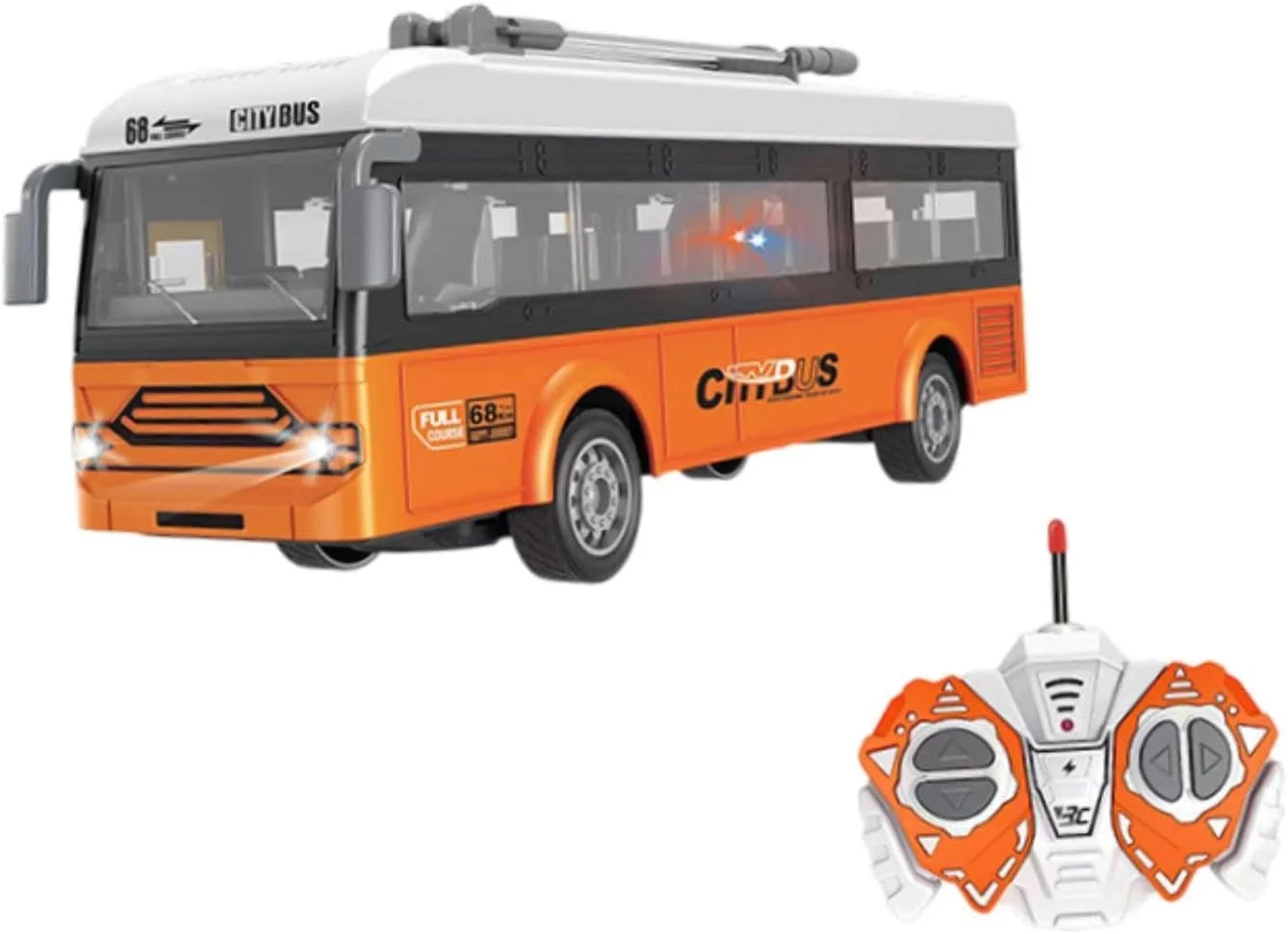 اتوبوس کنترلی ATORSE RC مدل 1/30، اتوبوس شهری کلاسیک با قابلیت باز شدن درها - نارنجی اتوبوس کنترلی ATORSE RC مدل 1/30، اتوبوس شهری کلاسیک با قابلیت باز شدن درها - نارنجی